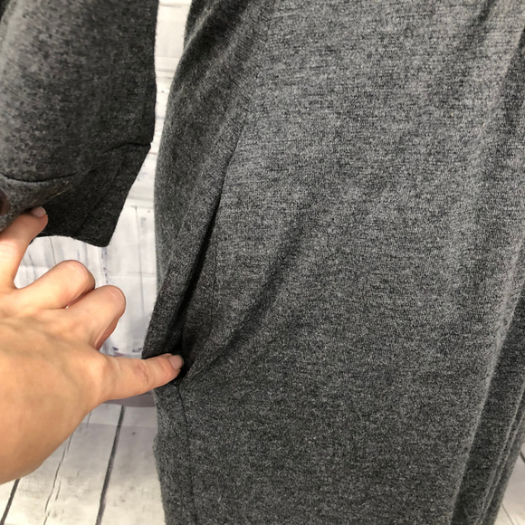 David Meister 4 Gray V Neck Studded Dress Sheath - Picture 5 of 8